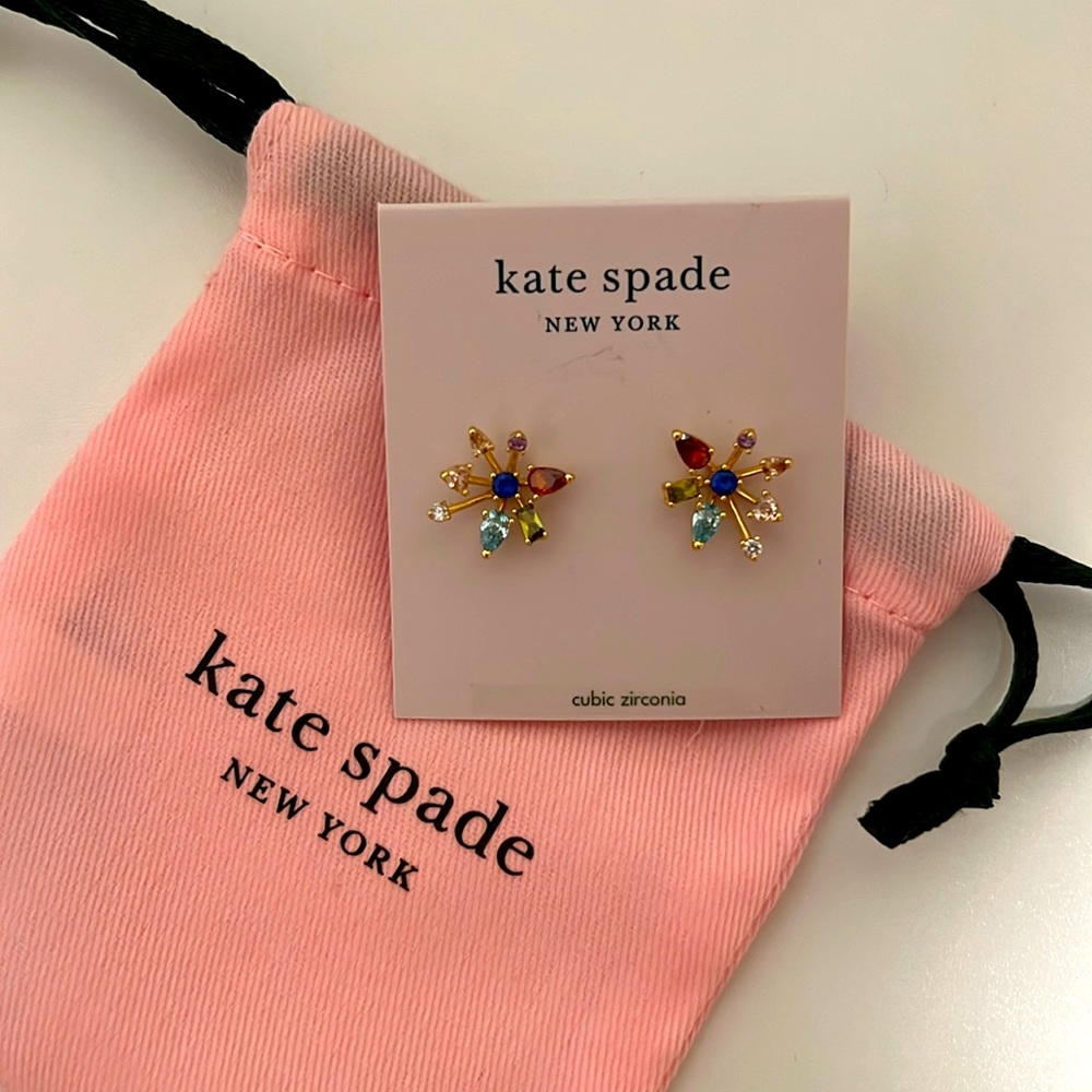 ā ļø Kate Spade New York firework floral stud earrings - Picture 8 of 9
